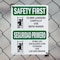 Signmission Safety Culture Sign, 7 in Width, Plastic, Rectangle, Bilingual OS-2PACK-SF-P-710-L-10755 - alternate 4